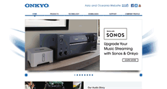 Desktop Screenshot of intl.onkyo.com