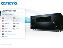 Tablet Screenshot of it.onkyo.com
