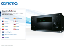 Tablet Screenshot of ch.onkyo.com